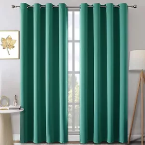 Rutterllow Blackout Curtains, Thermal Insulated Darkening 2 Panels (52x84) - Picture 1 of 5