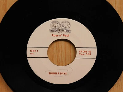 Russ N Paul Pop Rock 45 Summer days bw Heart In The City on Buffalo  - Image 1 of 2