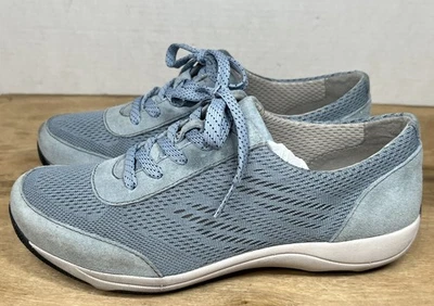 Dansko Women’s Hayes Light Blue Suede Sz 7.5 (38) Shoes Sneakers Casual Work  - Image 1 of 4