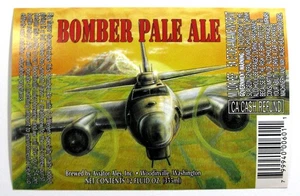 Aviator Ales BOMBER PALE ALE beer label WA 12oz - Picture 1 of 1