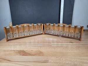 Vintage Watkins 1960's Or 70's Spice Jars with Lids Set of 14 Atomic Starburst - Picture 1 of 9
