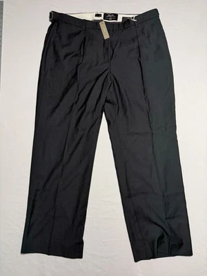 Pantalones de vestir de lana J.Crew Collection Tollegno negros para mujer tela italiana 20 Foto 1 de 4