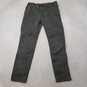 Superdry Hombre Pantalones 32x31 Verde Cónico Slim Cargo Utility Pantalones Paracaidista - Imagen 1 de 12