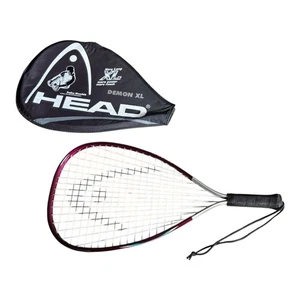 Head Demon XL Racquetball Racket Extra Long With Cover Sudsy Monchik Burgundy - Picture 1 of 10