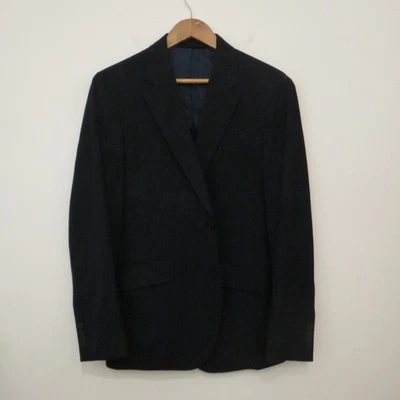 Hackett Hopsack Blazer Jacket 40 Wool Navy Blue Savile Row London Smart Casual - Image 1 of 4