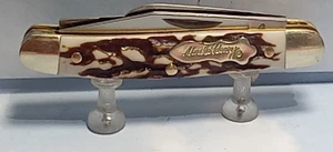 VINTAGE UNCLE HENRY 807UH STAGLON JUNIOR STOCKMAN POCKET KNIFE PERFECT CONDITION - Picture 1 of 12