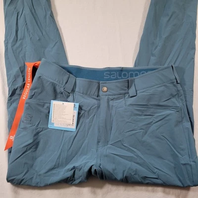 Calça cônica Salomon Wayfarer azul pato tamanho 34 - Imagem 1 de 4