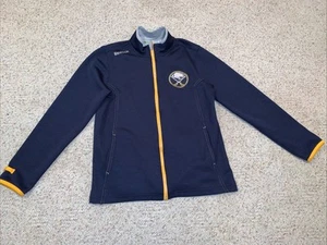Buffalo Sabres Jacket Blue Reebok Center Ice Full Zip Youth Medium - Picture 1 of 7