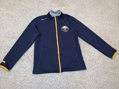 Buffalo Sabres Jacket Blue Reebok Center Ice Full Zip Youth Medium - Image 1 of 4
