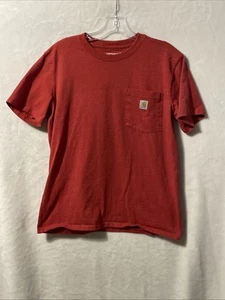 Boys Carhartt t-shirt with a pocket on the left chest Size M-8-10 - Picture 1 of 4
