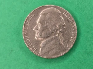 1970 s Jefferson nickel rim cud die chip mint variety error - Picture 1 of 3
