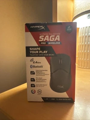 New HyperX Pulsefire Saga pro wireless Wireless Gaming Mouse HXMS241 - Image 1 of 3
