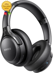 Bluetooth Headphones over Ear 65H Playtime and 6 EQ Music Modes Wireless - Picture 1 of 1