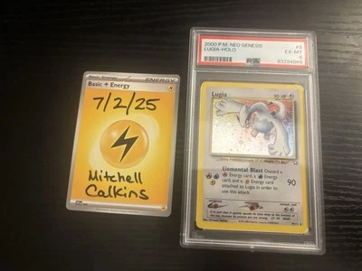Pokemon TCG Lugia Neo Genesis Holo Rare 9/111 PSA 6  - Image 1 of 4