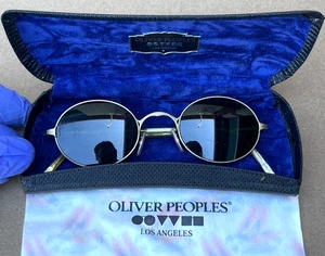 Vintage Oliver Peoples Sonnenbrille OP-5 OV G runde Gläser mit Etui Japan OP 5 - Bild 1 von 12