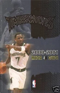 2000-01 MINNESOTA TIMBERWOLVES NBA BASKETBALL GUIDE - Picture 1 of 1