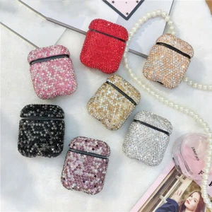 AirPods Case Bling Glitzer Diamant Strass Designer Skin Cover für Apple  - Bild 1 von 17
