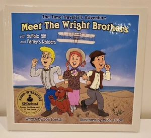 Treffen Sie die Gebrüder Wright DAS ZEITREISENDE ABENTEUER von JOE LOESCH HC Buch & CD - Bild 1 von 9