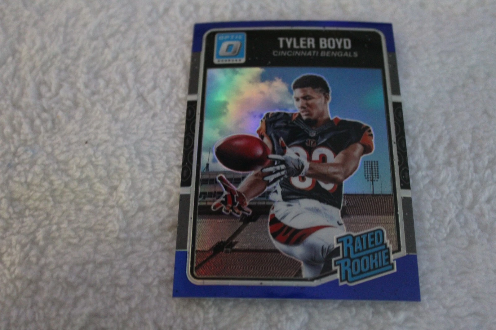 2016 Tyler Boyd Panini Donruss Optic Rated Rookie BLUE HOLO #197 Bengals 10/149