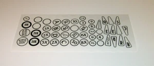 Sorcerer Pinball Machine Insert Decals - Picture 1 of 1