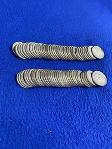 1964-D Washington Quarters 90% Silver Lot of 75 Quarters All 1964-D - Picture 1 of 11