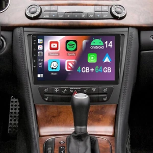 4+64G Für Mercedes E-Klasse W211 W219 Android 14 Autoradio GPS NAVI WIFI Carpaly - Bild 1 von 20