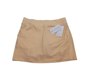NWT Athleta Women's Yellow Tennis Brooklyn Skort 16" SZ 16 Workout Active 657678 - Picture 1 of 16