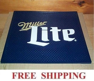 GRAND TAPIS DE BIÈRE STYLE MILLER LITE THROWBACK BAR COASTER NEUF - Photo 1/1