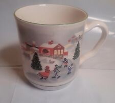 Sango 3900 Silent Night Coffee Cup Holiday Made Korea Vintage Free Shipping