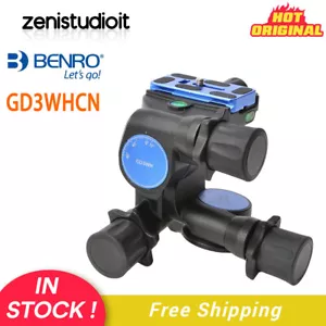 US BENRO GD3WHCN 3-Dimensional Gear Head Panoramic SLR Photography Head Tripod - Picture 1 of 11