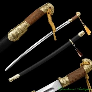 Chacheka Cossack Shashka Cavalry Sabre Sword Folded Pattern Steel Sharp #1351 - Picture 1 of 16