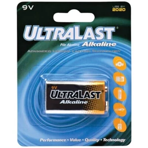 Ultralast ULA9V ULA9V 9-Volt Alkaline Battery - Picture 1 of 1