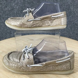 Rock & Candy by Zigi Bootsschuhe Damen 8,5 Bootsschuhe Gold Glitzer Freizeitkomfort - Bild 1 von 11
