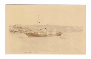 Vintage Postcard - c1910s/20s - S.S. "Captain Cook" at Watsons Bay, Sydney. NSW. - Foto 1 di 2