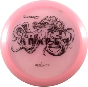 Divergent Discs Kraken - MaxLife Understable Disc Golf Fairway Driver (Pink) - Picture 1 of 2