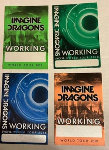 30 Imagine Dragons-Various Working Passes Authentic + 3 Sheets of 10 Pit Passes - Picture 1 of 10