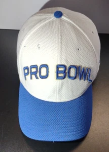 2016 NFC Pro Bowl Mütze Kappe Erwachsene Stretch nicht verstellbar M/L weiß blau New Era Herren NFL - Bild 1 von 10