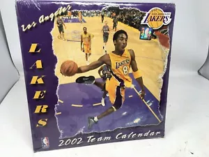 Vintage 2002 Los Angeles Lakers Calander NBA Kobe Bryant Shaq Basketball Neu - Bild 1 von 6