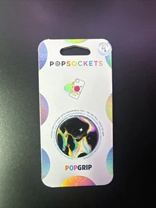 Pop Sockets PopGrip Phone Grip w/ Stand Swappable Design: Electric Oil Slick - Picture 1 of 2