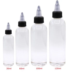Liquidflasche PET Liquid Base Flasche Bottle Twist Cap Dropper 30/60/100/120ml - Bild 1 von 8