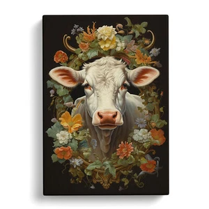 Cow Classicism Canvas Wall Art Print Framed Picture Decor Living Room Bedroom - Picture 1 of 4