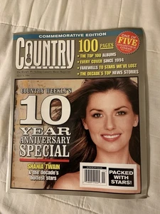 Tenth Anniversary Country Weekly Commemorative Issue Shania Twain Cover - Picture 1 of 1