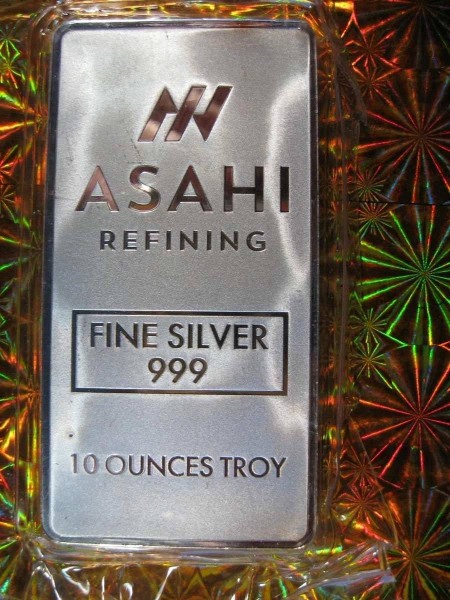 Asahi Silver Bullion 10 oz Precious Metal Content per Unit for