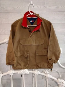 Vintage Tommy Jacke Y2K Canvas Carhartt Anorak Pullover S Hilfiger  - Bild 1 von 7