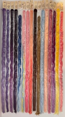Vintage 100% Rayon LOLA EMBROIDERY THREAD 16 Skeins Colors - Image 1 of 4