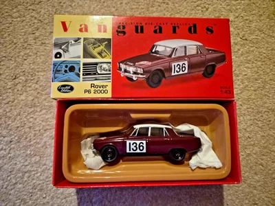 Lledo Vanguards VA27008 Roger Clarks Rally Car (4 KUE) Rover P6 2000 1:43 Scale - Image 1 of 4