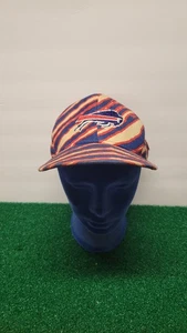 Buffalo Bills Vintage 90s Zubaz Hat/Cap Snapback By AJD Made In USA - Picture 1 of 7
