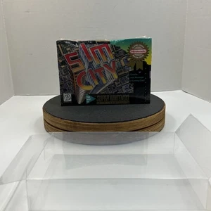 SUPER NINTENDO ENTERTAINMENT SYSTEM SNES - SIM CITY - FACTORY SEALED Crushed Box - Picture 1 of 11