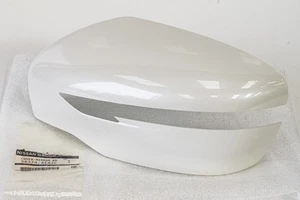 GENUINE NISSAN Qashqai J11 13-21 Left Door Wing Mirror Cap Cover White Pearl QAB - Picture 1 of 4