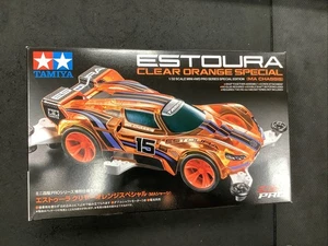 Mini 4wd ESTOURA CLEAR ORANGE SPECIAL (MA Chassis) Tamiya 95691 1/32 New - Imagen 1 de 1